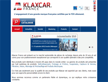 Tablet Screenshot of klaxcar.com